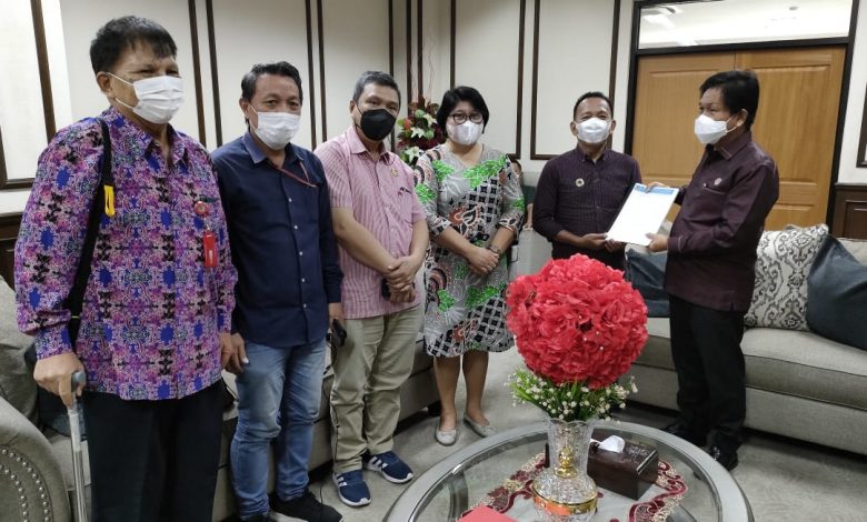 Temui Ketua DPRD Sulut, Pimpinan PWI Lobi Pembangunan Balai Wartawan
